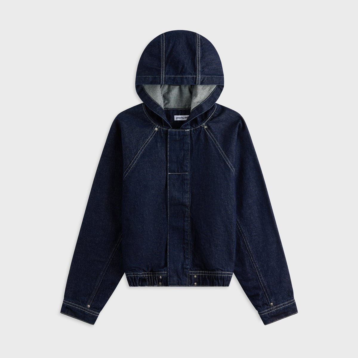 Peachy Den Joan Bomber Jacket - Indigo Rinse