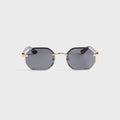 Cartier Geometric 54 Sunglass - Gold / Grey