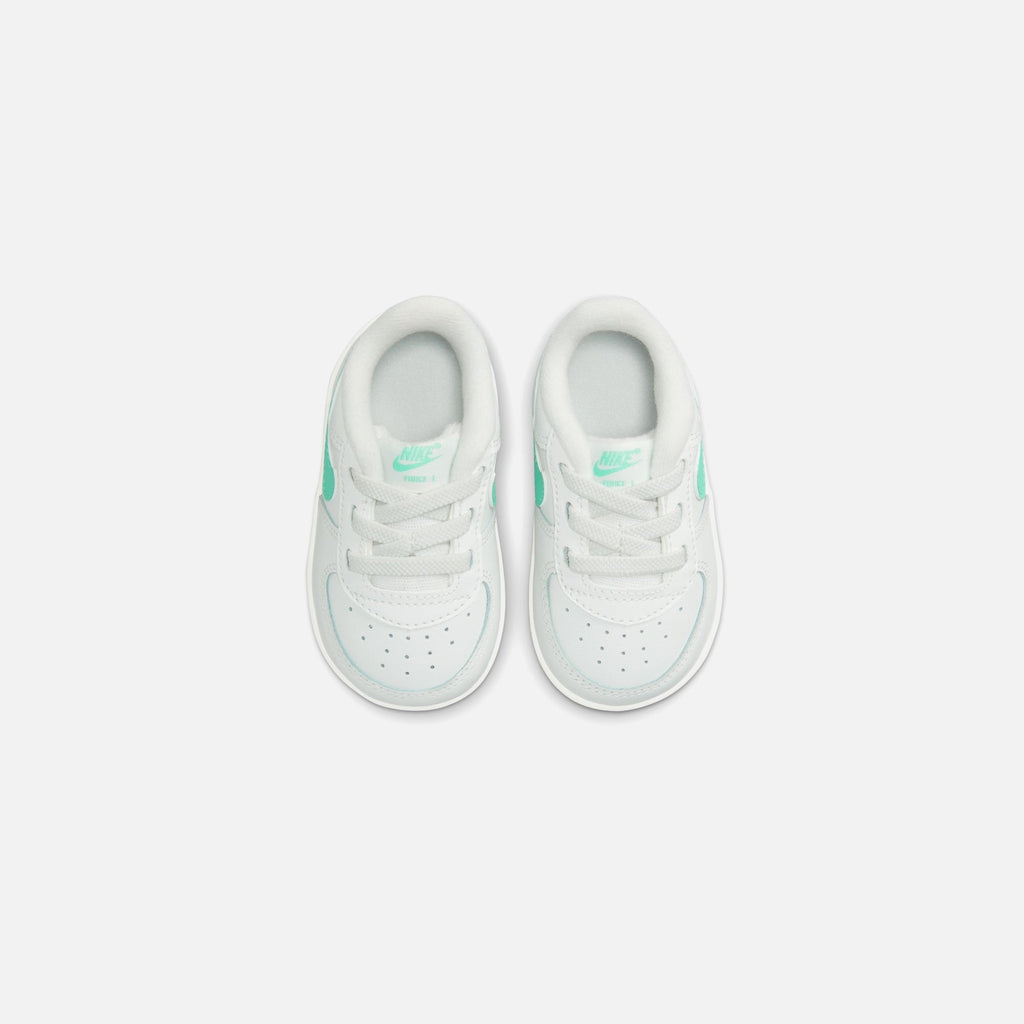Nike Crib Air Force 1 - Summit White / Emerald Rise