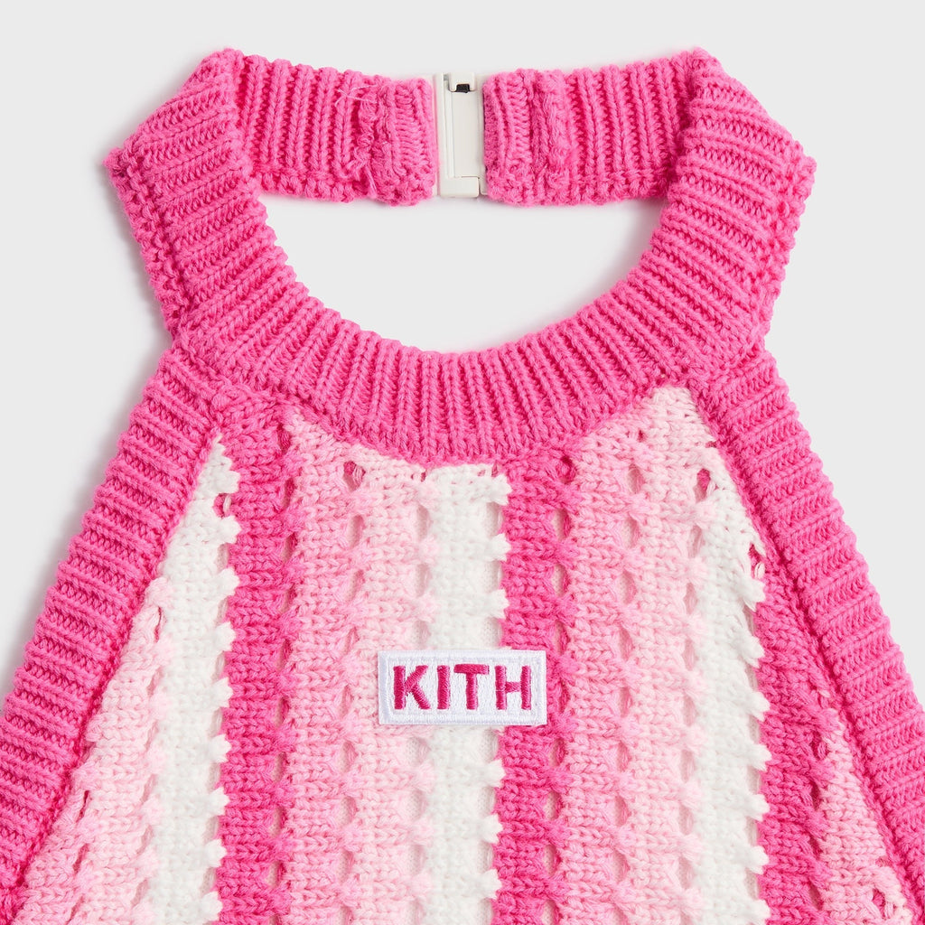 Kith Kids Open Knit Rivera Dress - Canna