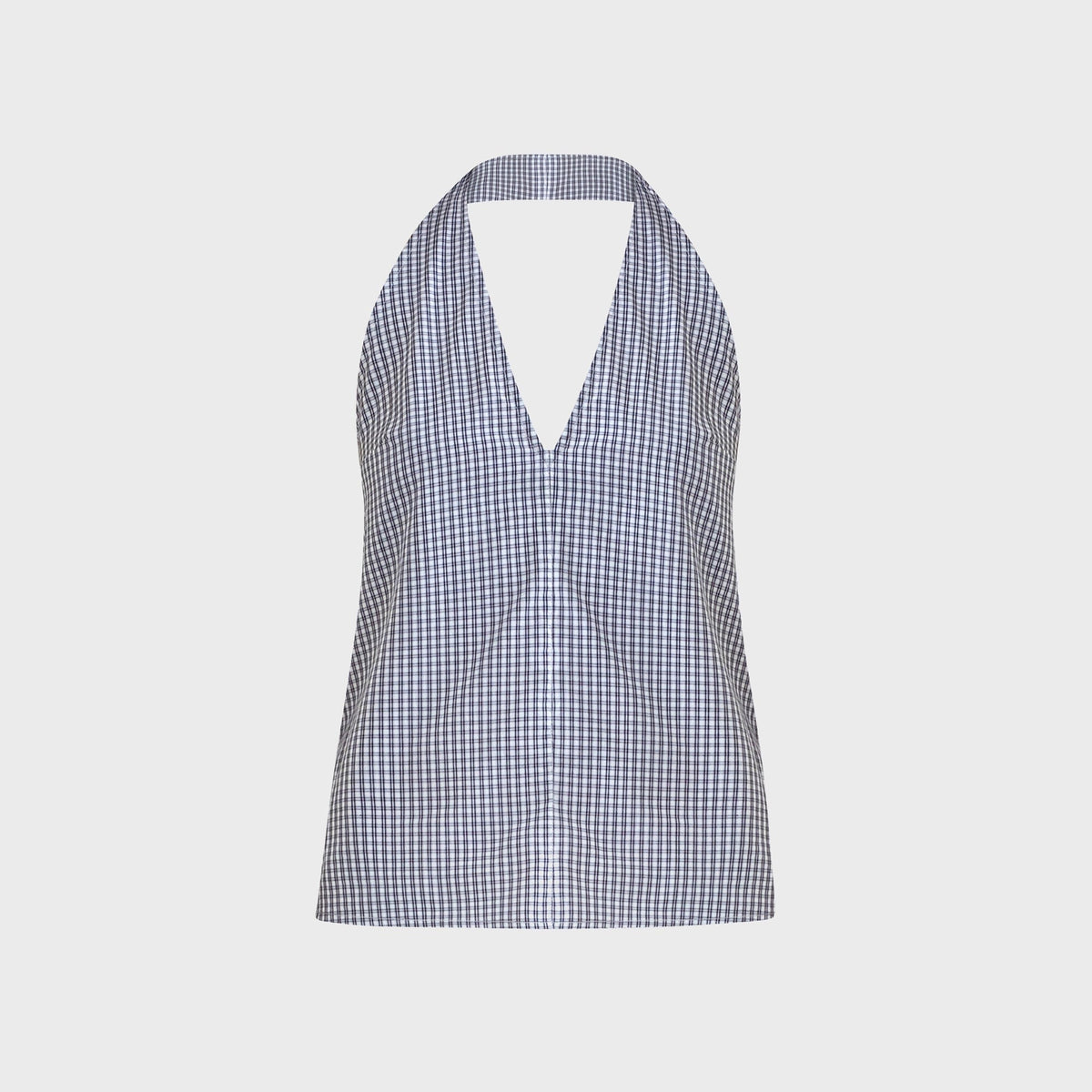 Belle Anna Posie Top - Black Plaid