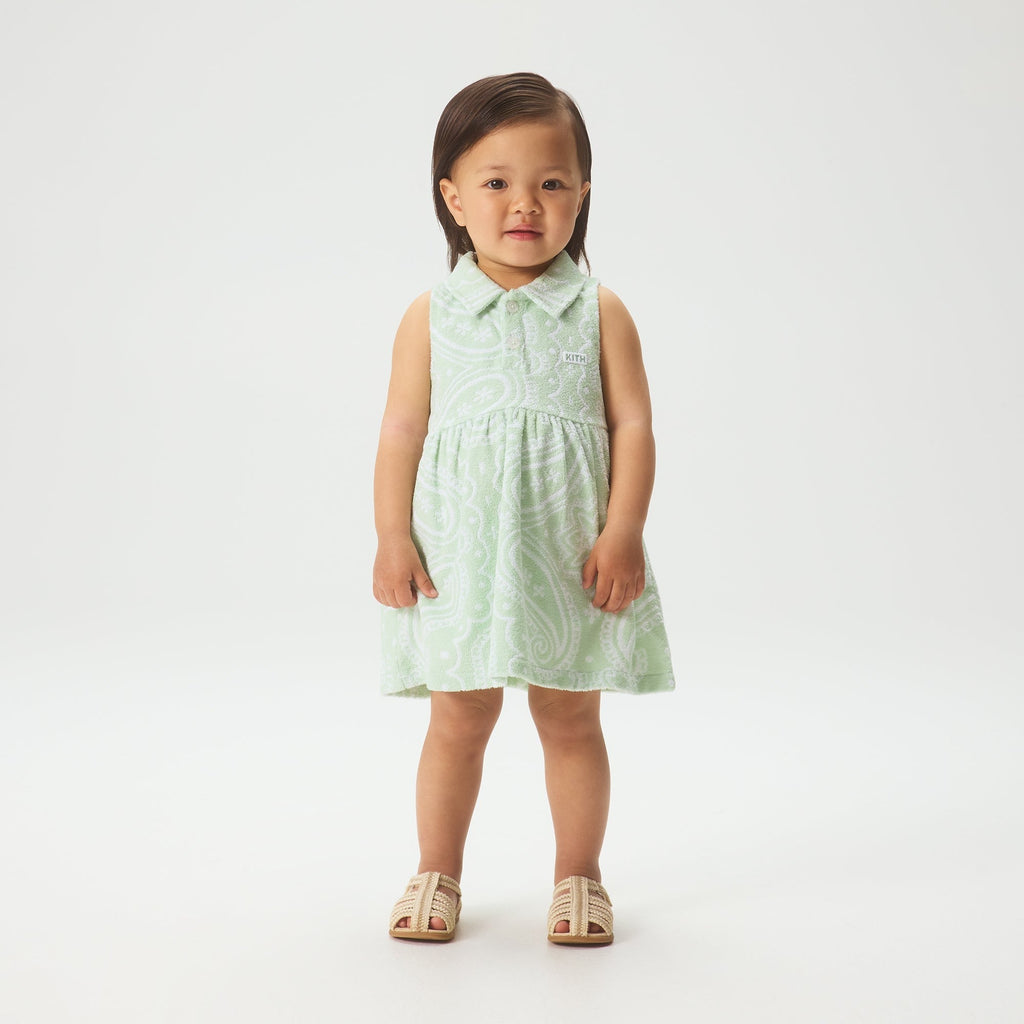 Kith Baby Paisley Jacquard Polo Dress - Tidal
