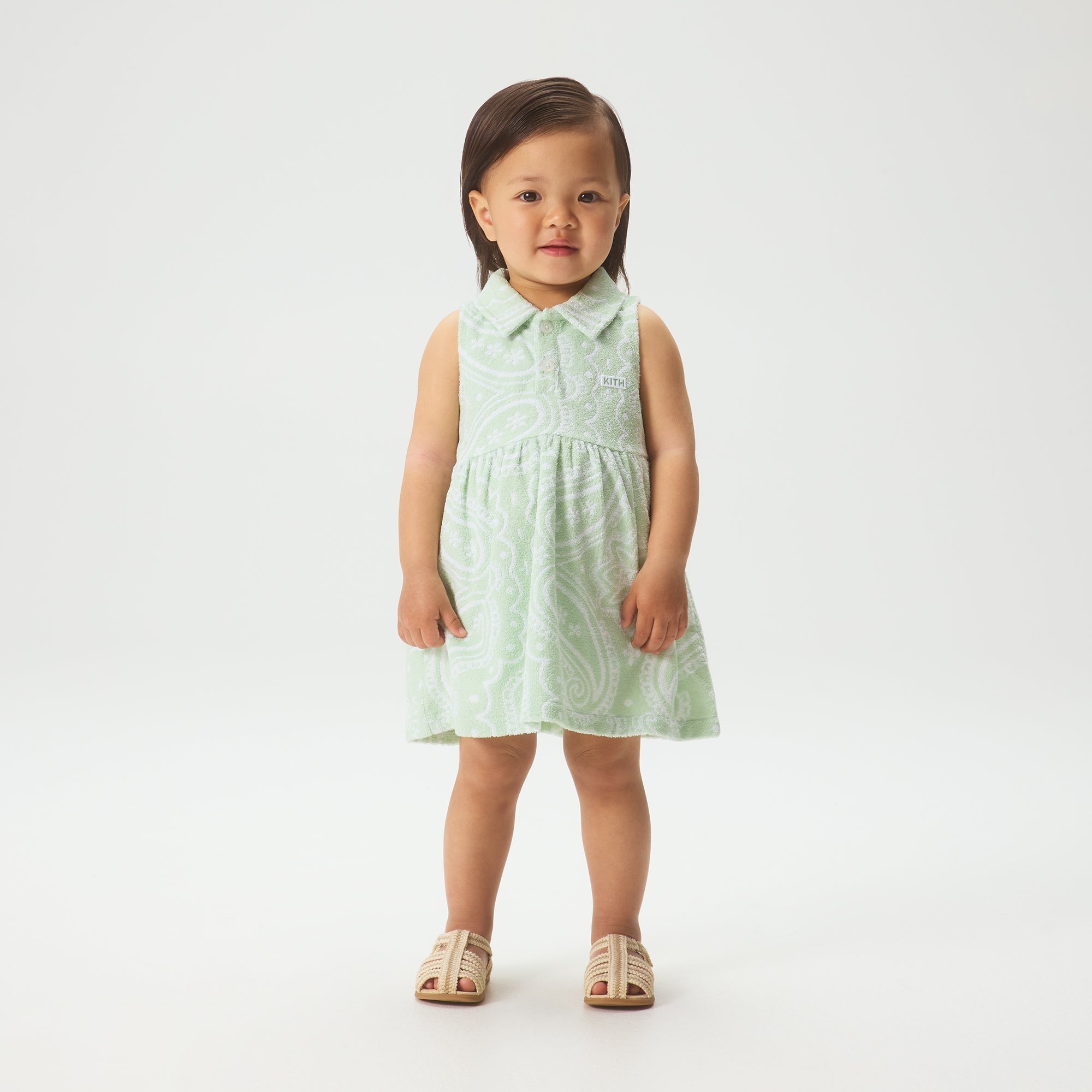 Kith Baby Paisley Jacquard Polo Dress - Tidal