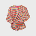 Christopher Esber Calypso Coiled Jersey Tee - Calypso Stripe