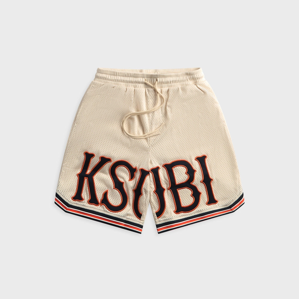 Ksubi Bolter Mesh Life Short - Ecru