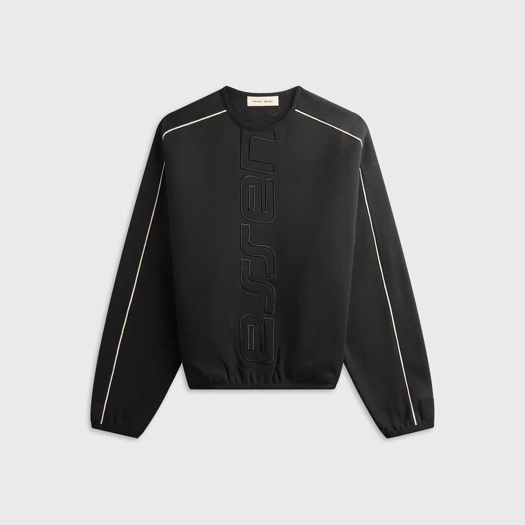 Essentials Active Trace Modern Crewneck Sweatshirt - Vintage Black