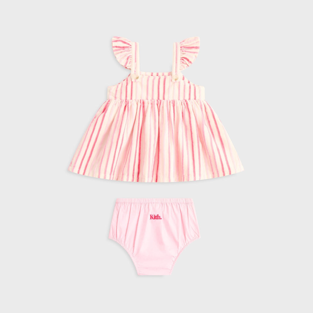 Kith Baby Chenille Stripe Amina Mini Dress - Protea