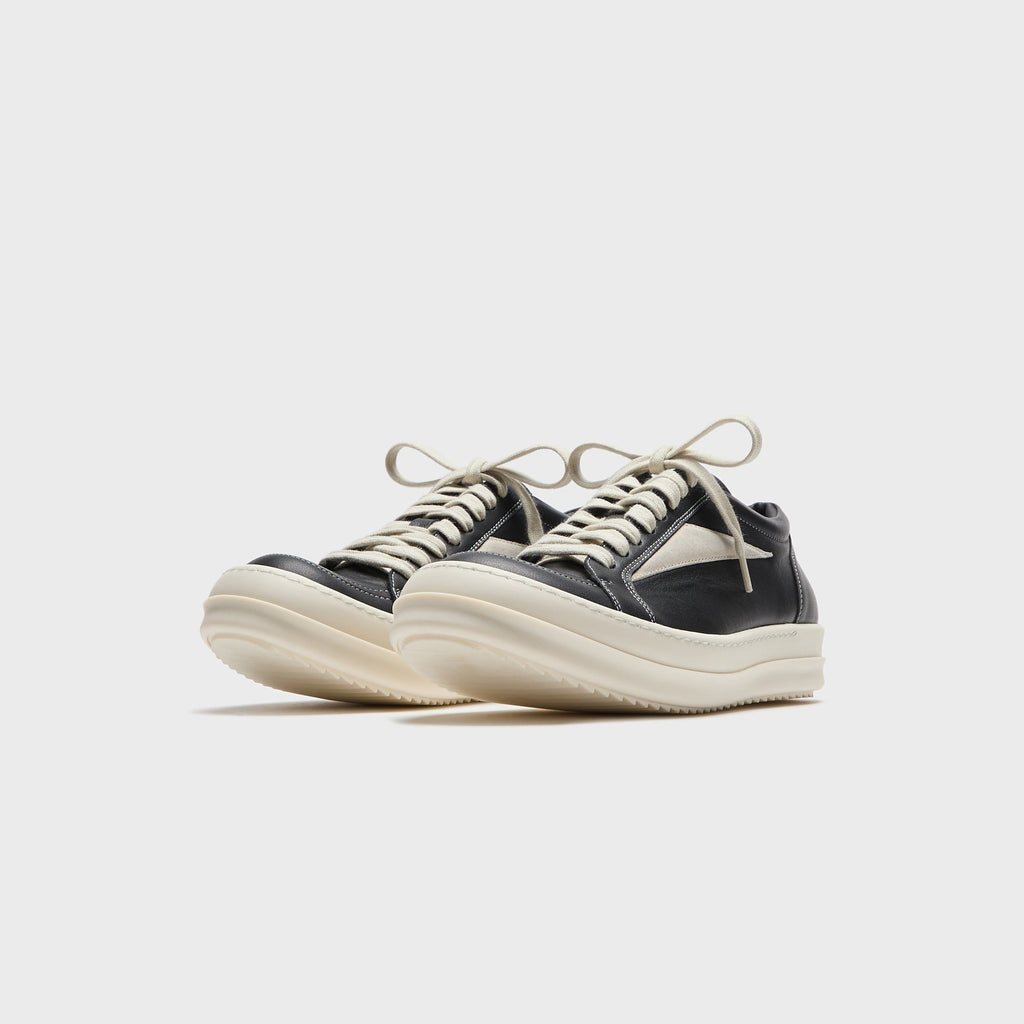 Rick Owens WMNS Vintage Sneaks - Black / Milk / Milk