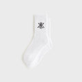 Kith Women Crest Cotton Mid Crew Socks - White