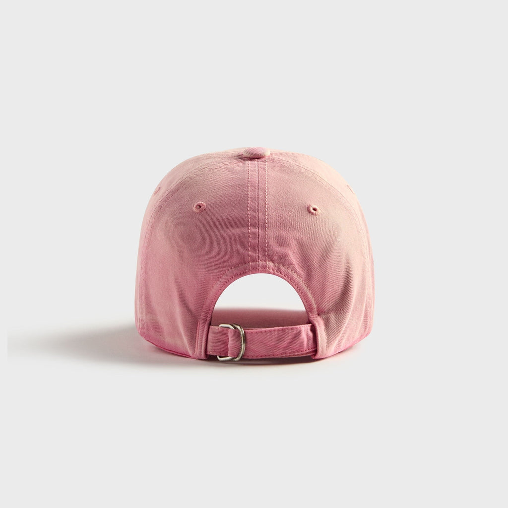 Acne Studios Washed Logo Baseball Cap - Tango Pink