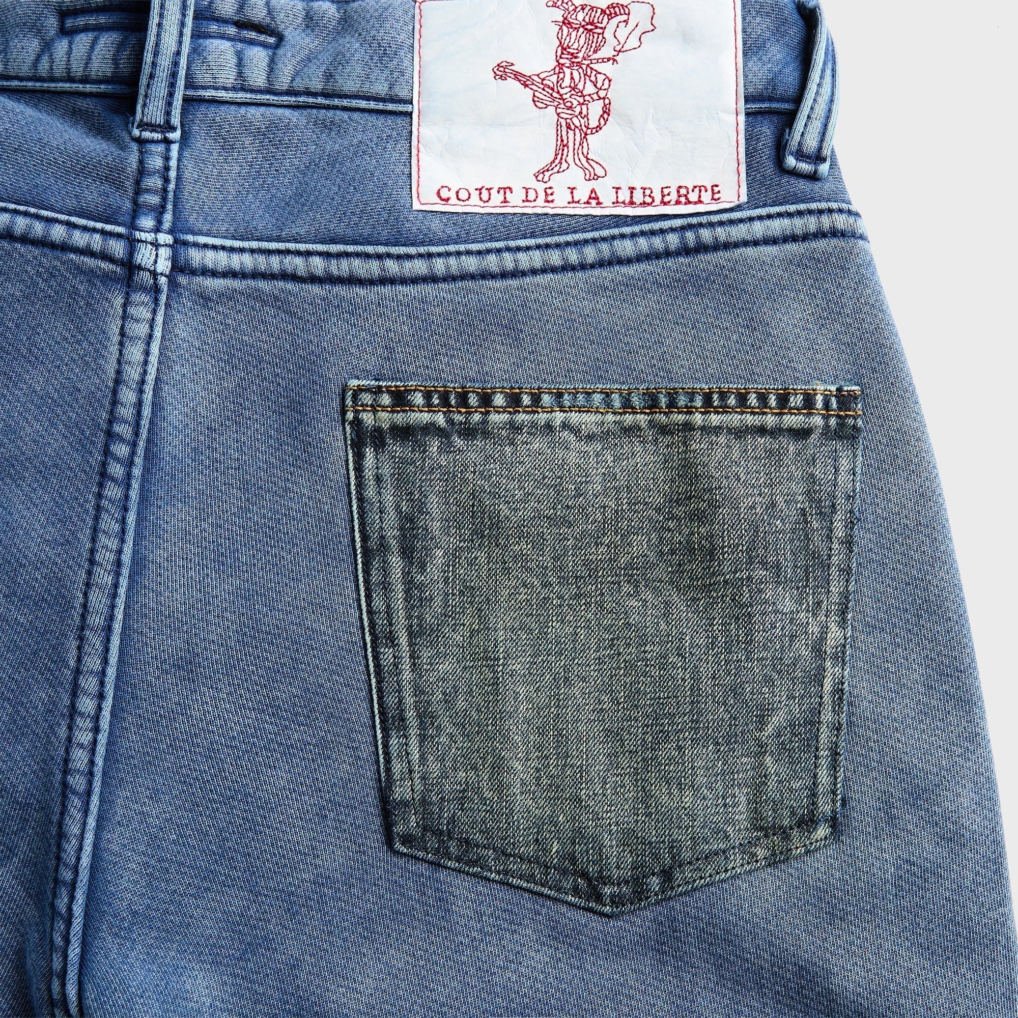 Coût De La Liberté Schanabel French Terry Jean - Indigo