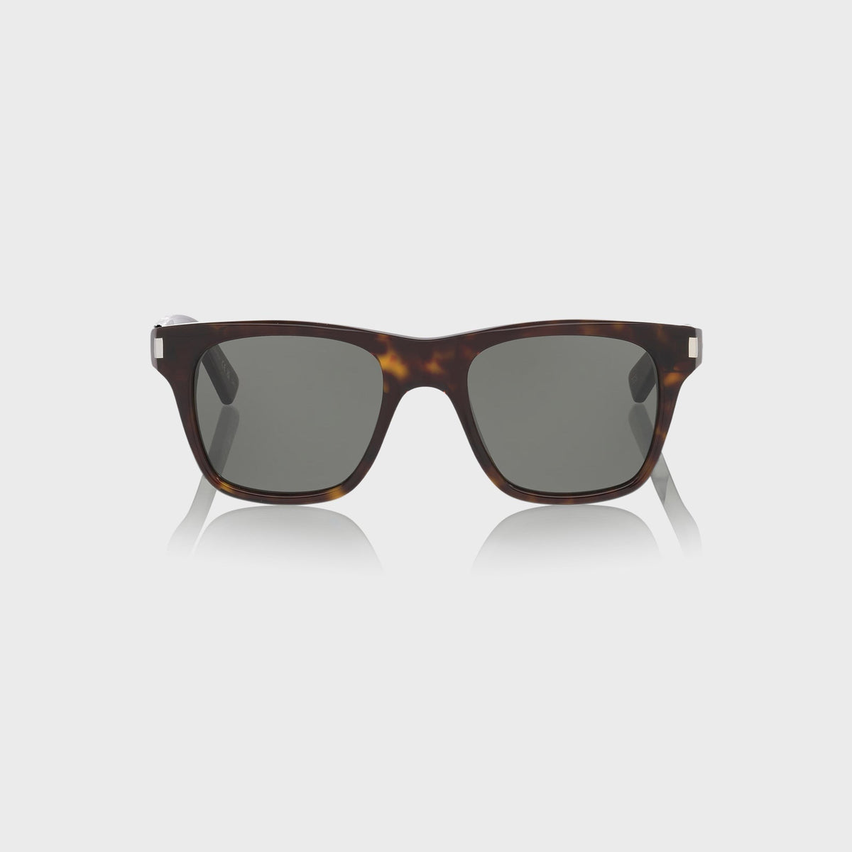 Saint Laurent Sl875-004 Rectangle Sunglasses - Brown / Grey
