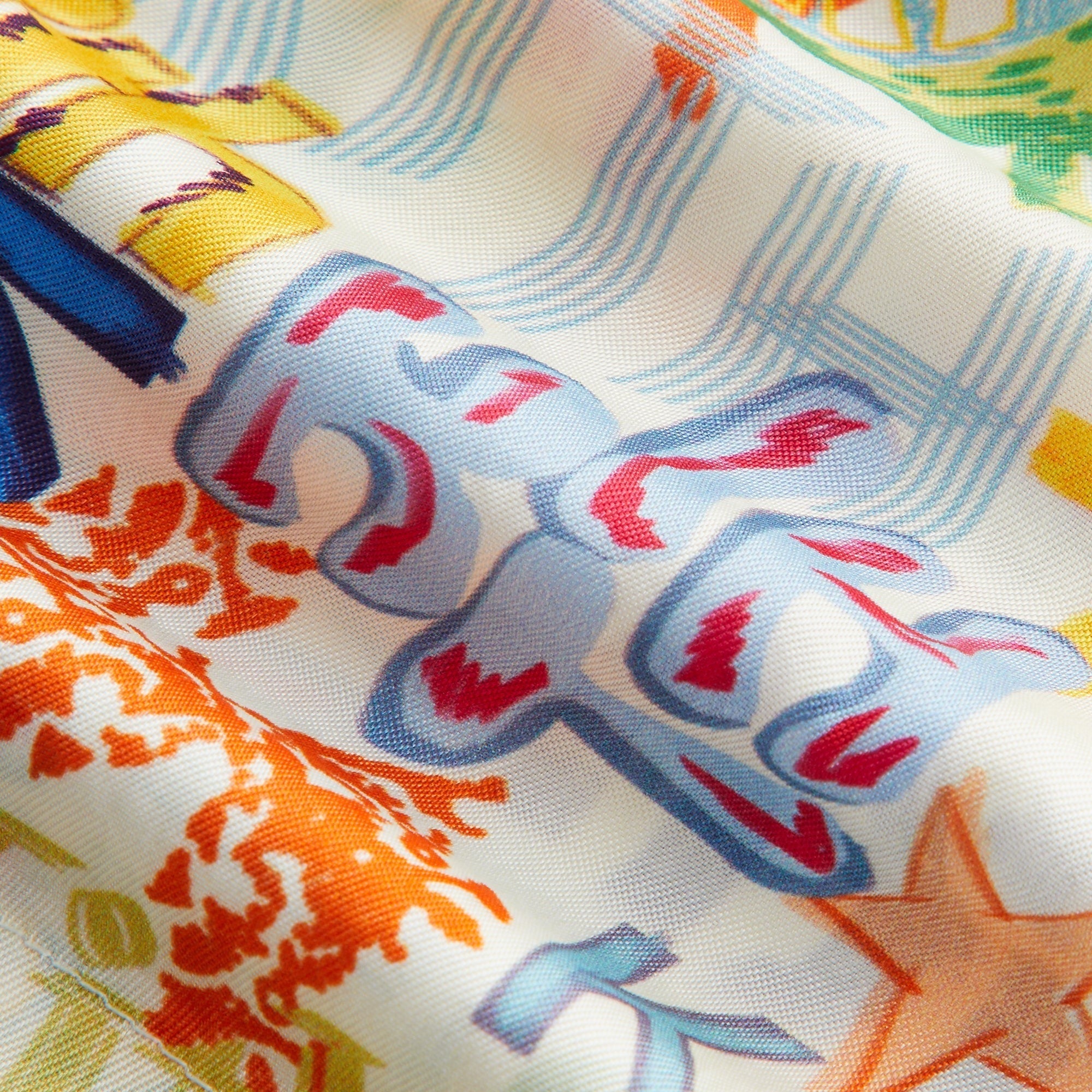 Kith Baby Sketched Monogram Thompson Camp Short - Silk