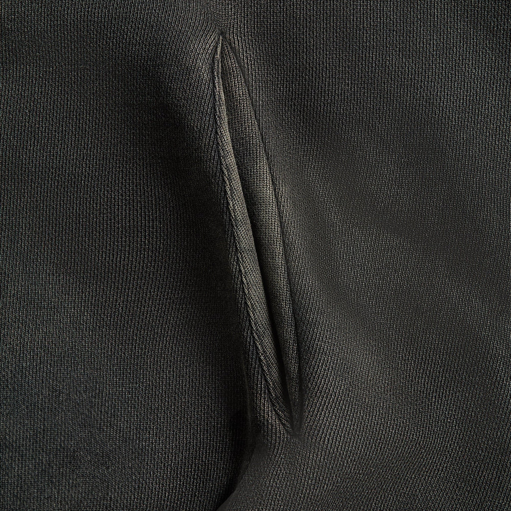 Entire Studios Thermal Hoodie - Washed Black
