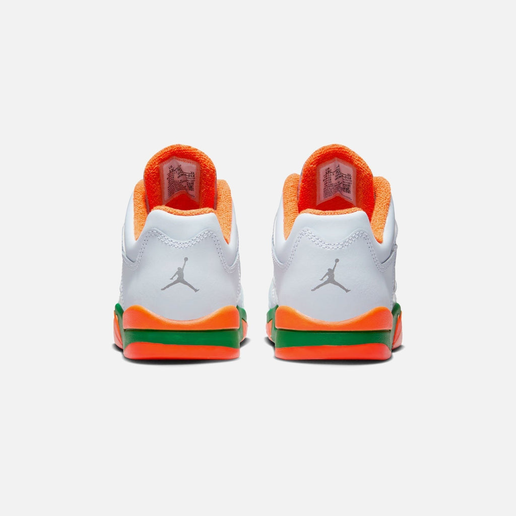 Jordans GS Air Jordan 5 Retro Low - Football Grey / Brilliant Orange