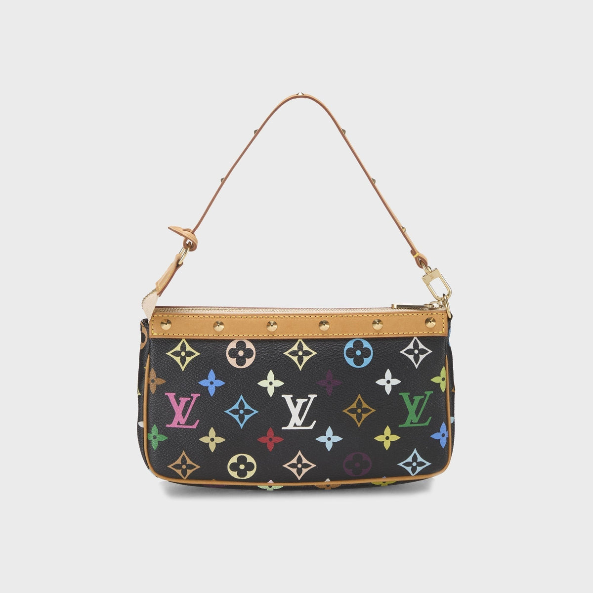 WGACA Louis Vuitton x Takashi Murakami Pochette Accessoires V2 - Black / Multi