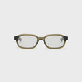 Flatlist Hanky Sunglasses - Crystal Olive / Light Grey
