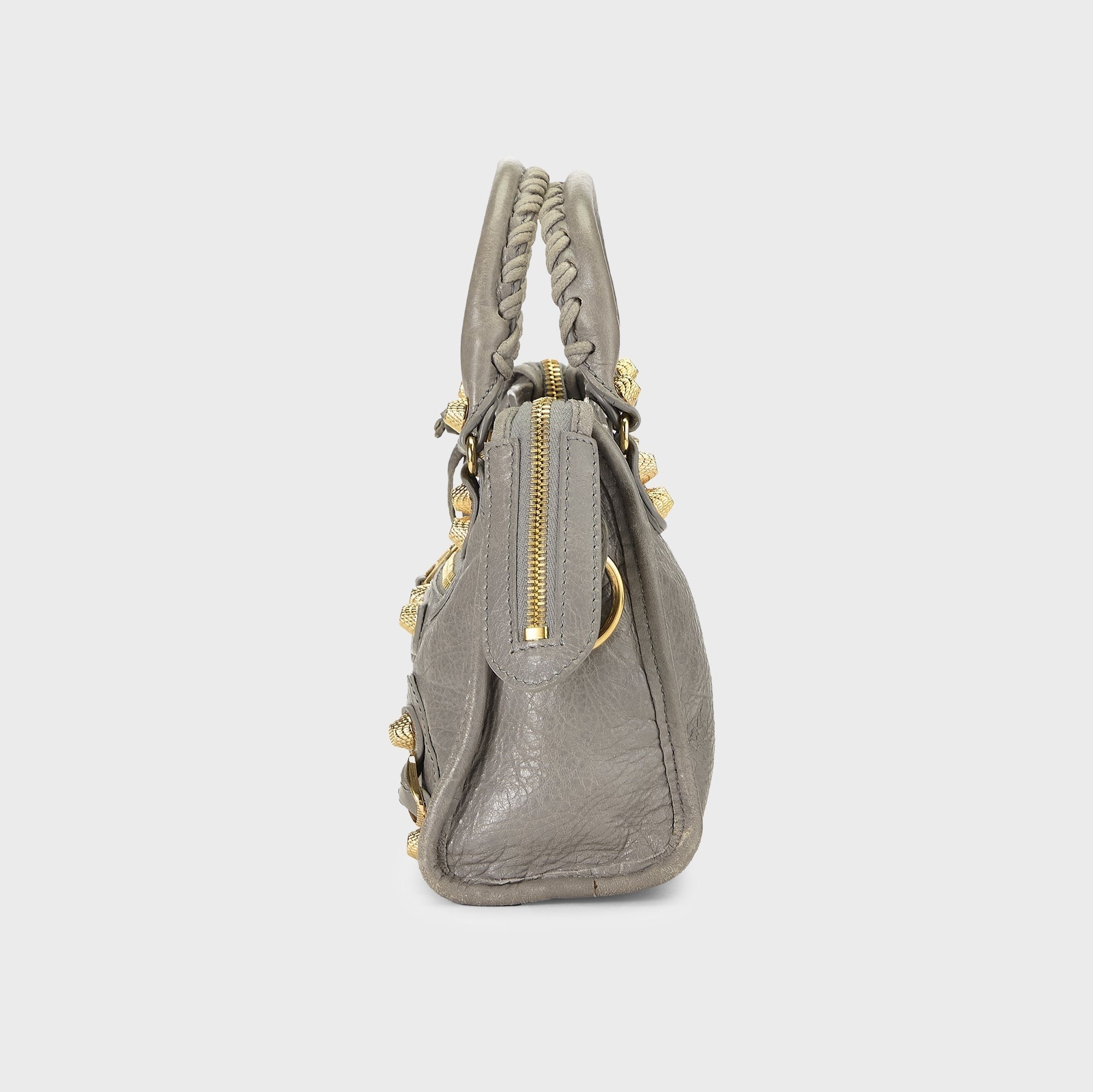 WGACA Balenciaga Agneau Giant 12 City Mini Bag - Grey