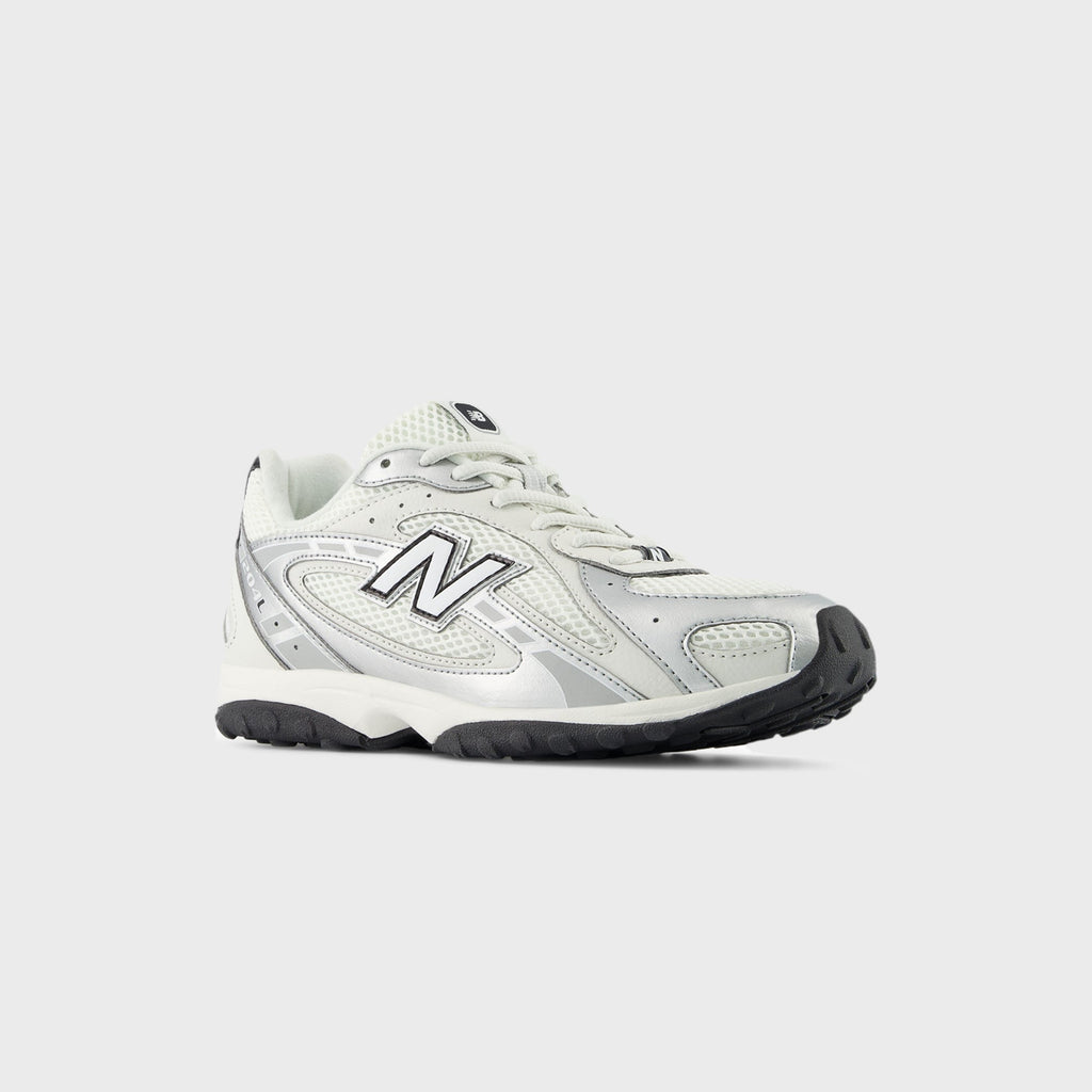 New Balance GS 204L Lace - White / Grey Matter