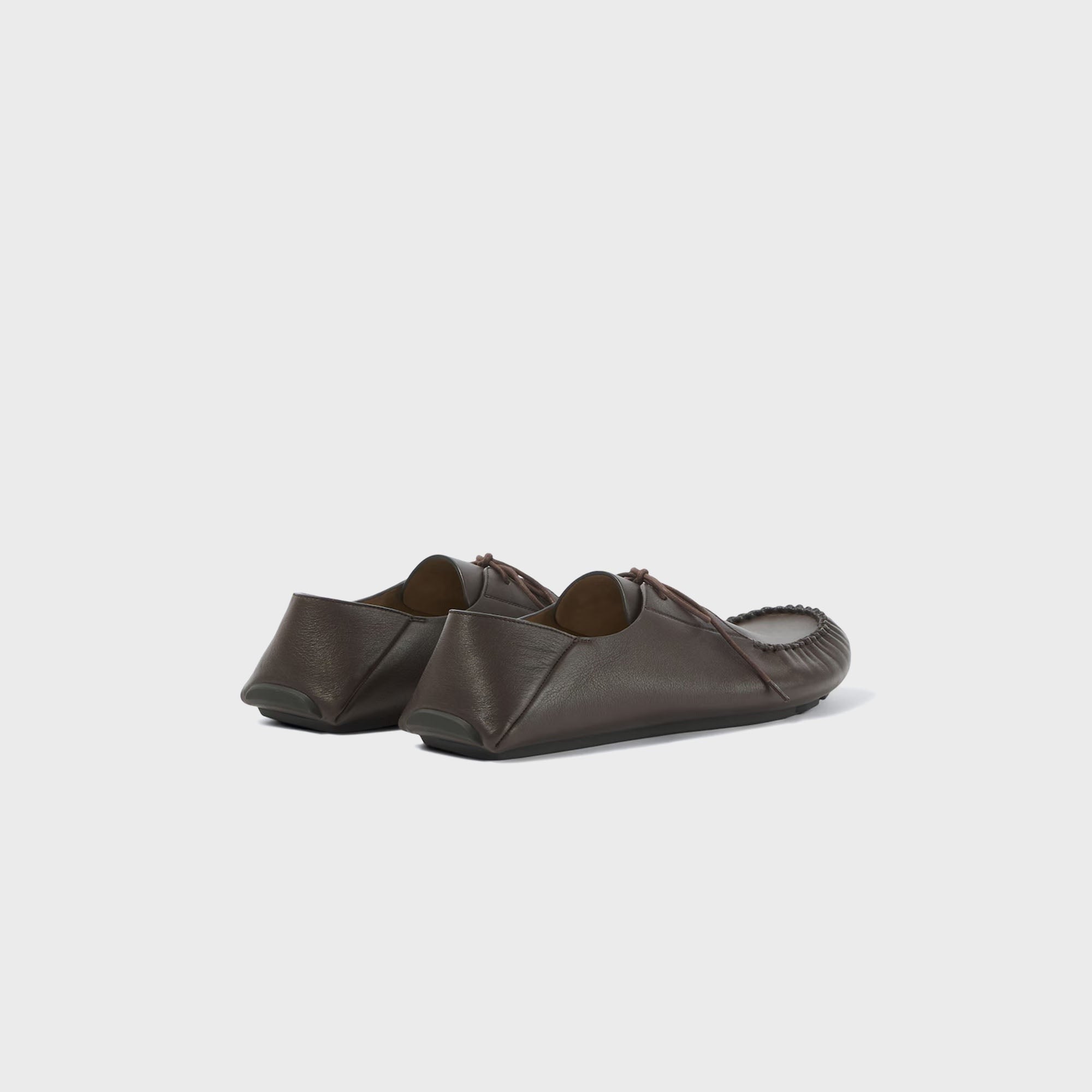 Loewe Rambla Boat Shoe - Dark Brown