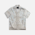 Stampd Rug Camp Collar Buttondown Rug Print V1 - Oatmeal Heather Grey / Beige