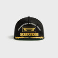 Rhude Racing Panel Trucker Hat - Black / Yellow
