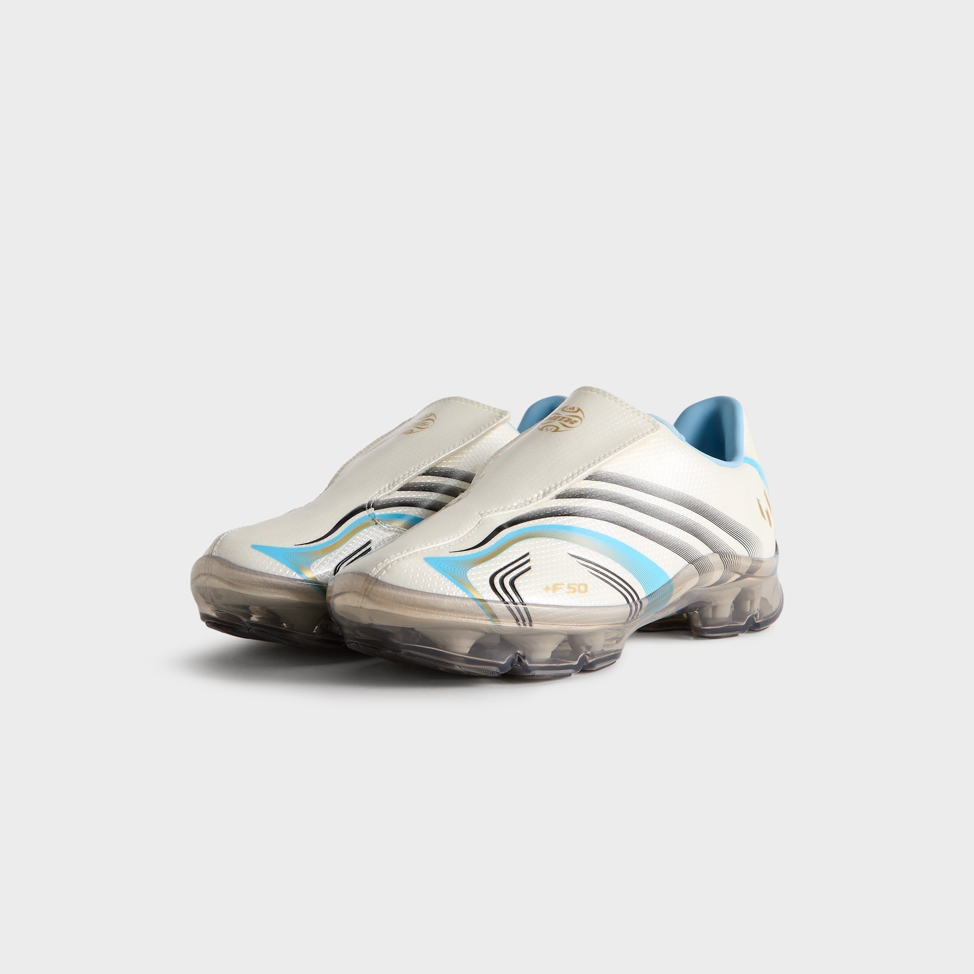 Kith & Messi for adidas Football F50 Inframe - Off White / Clear Blue / Metallic Gold