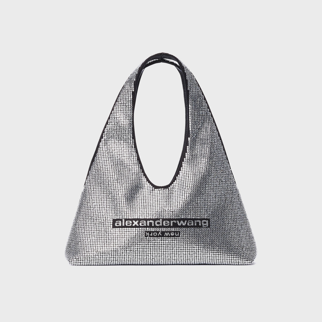 Alexander Wang Pike Crystal Mini Bag - Black / Silver
