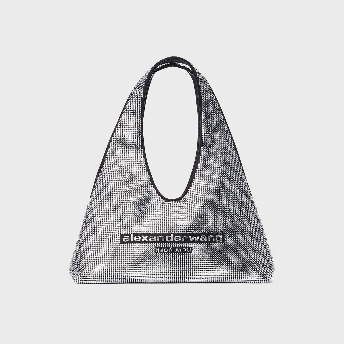 Alexander Wang Pike Crystal Mini Bag - Black / Silver