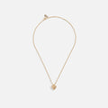 WGACA Dior Crystal Heart Necklace - Gold