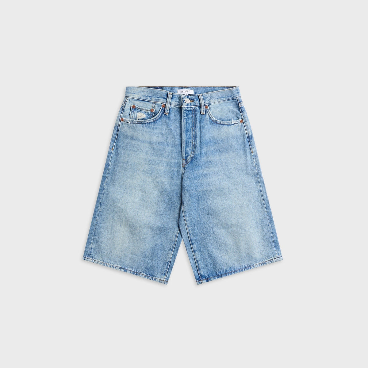 ReDone Skater Short - Aged Worn Blue