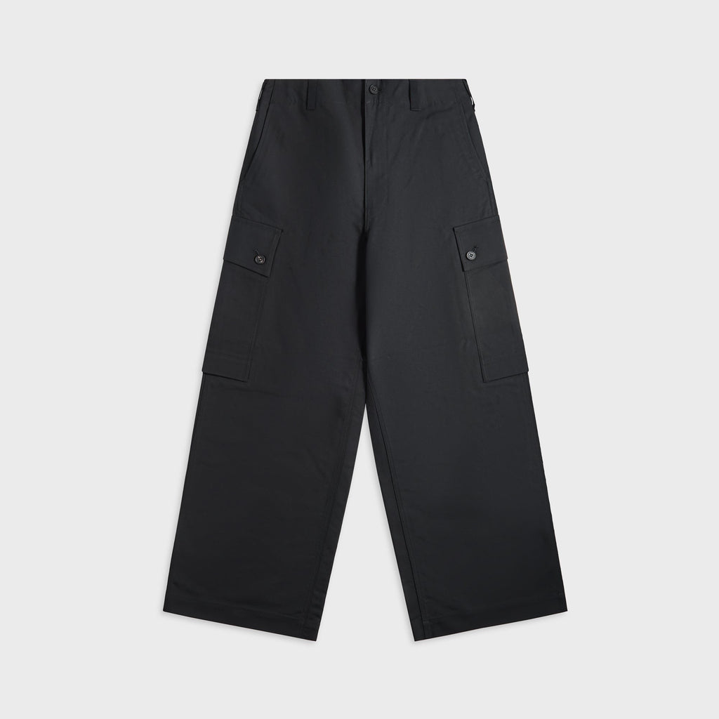CDG Homme Wide Leg Pocket Trouser - Black