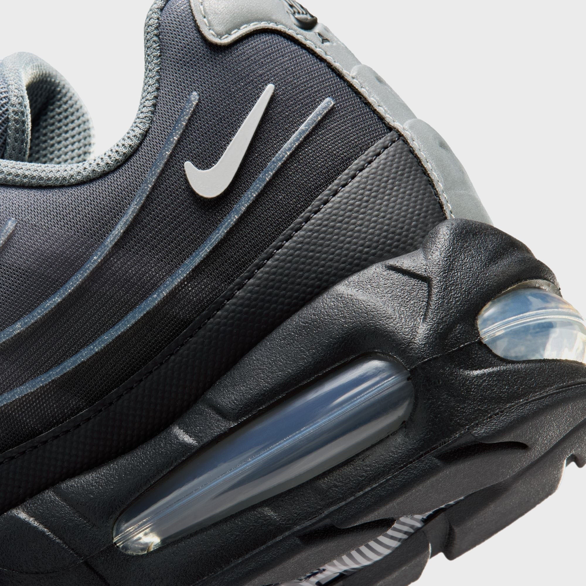 Nike Air Max Big Bubble - Black / Wolf Grey / Smoke Grey / Metallic Silver