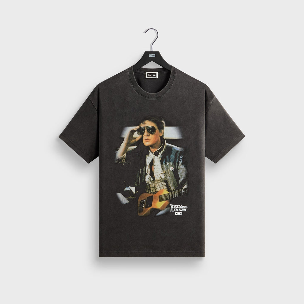 Kith for Back to the Future Marty Shades Vintage Tee - Black