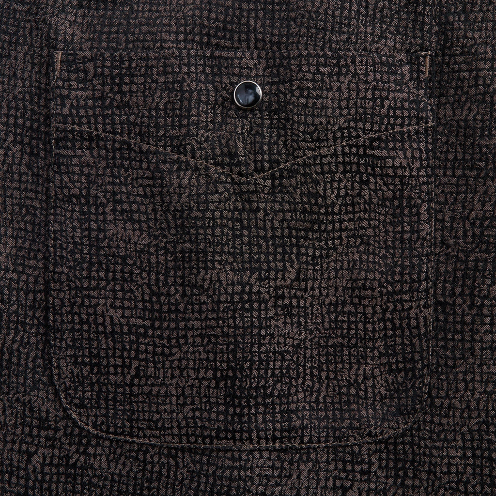 Needles Micro Shadow Plaid String Cowboy H.D. Short - Brown