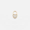 Yvonne Leon Creoles Cadenas Ceour Diamants PM Single - Yellow
