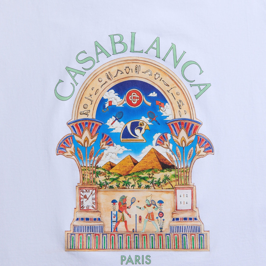 Casablanca Ribbed Tank Top - Bright White Jersey