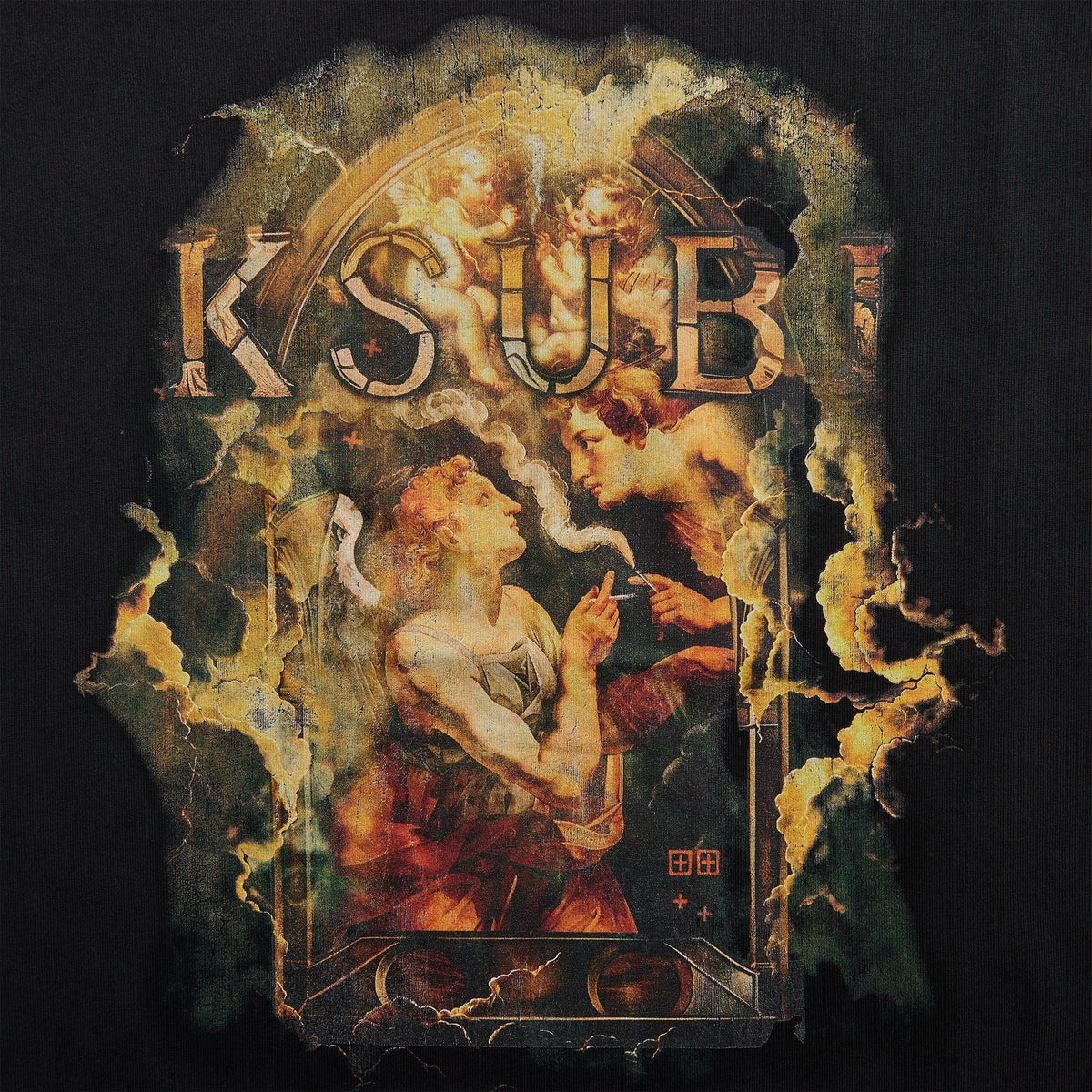 Ksubi Ascension Ekcess Tee - Charcoal