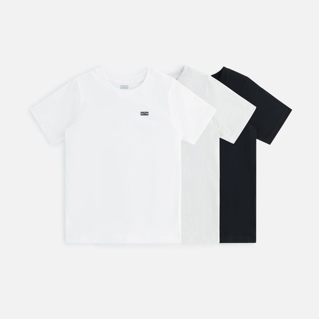 Kith Kids 3-Pack Origins Tee - Black