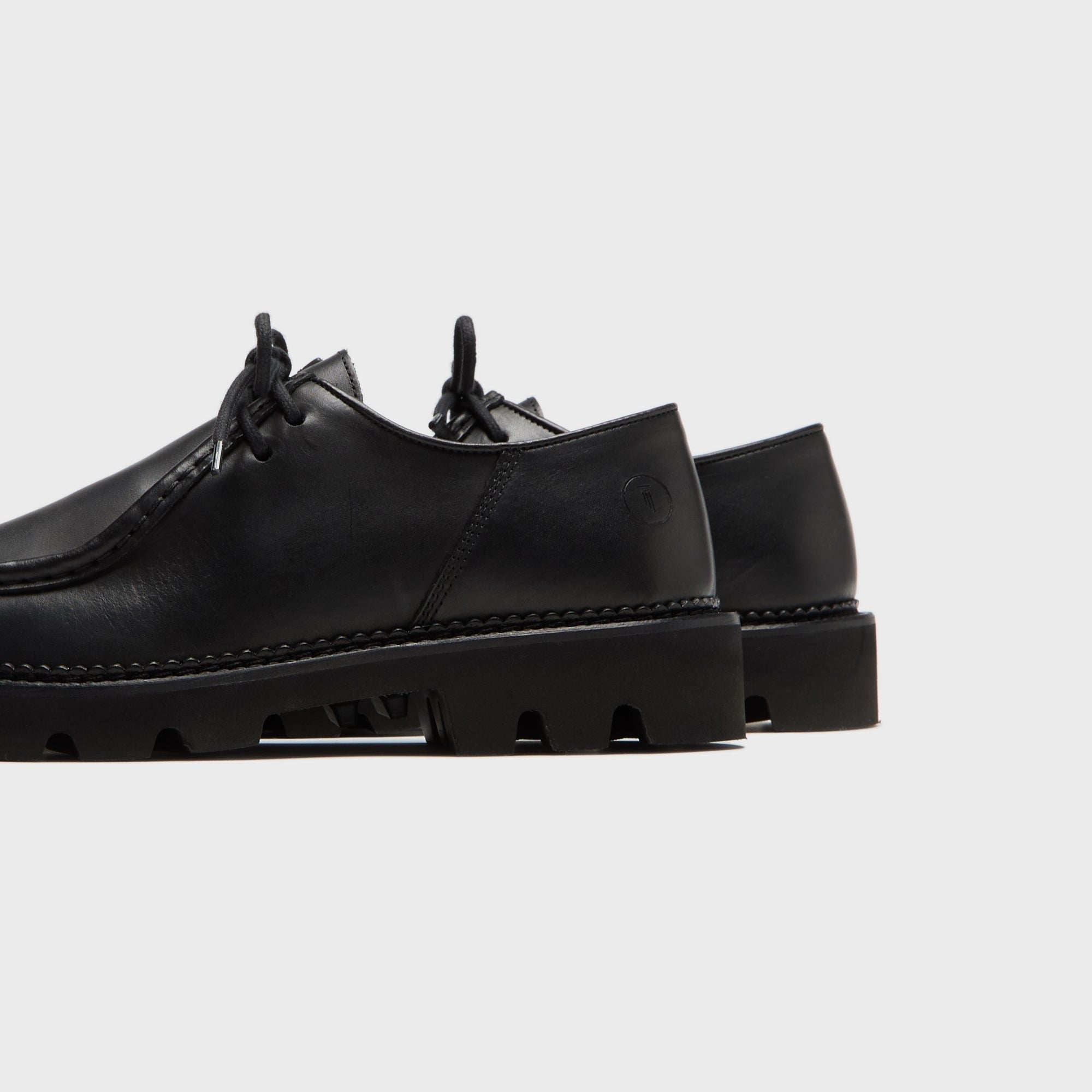 Collegium Pillar Moc Toe Derby - Nero