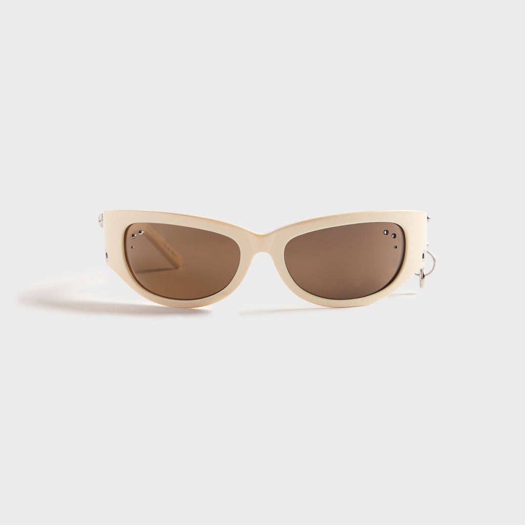 Justine Clenquet Clara Sunglasses - Beige