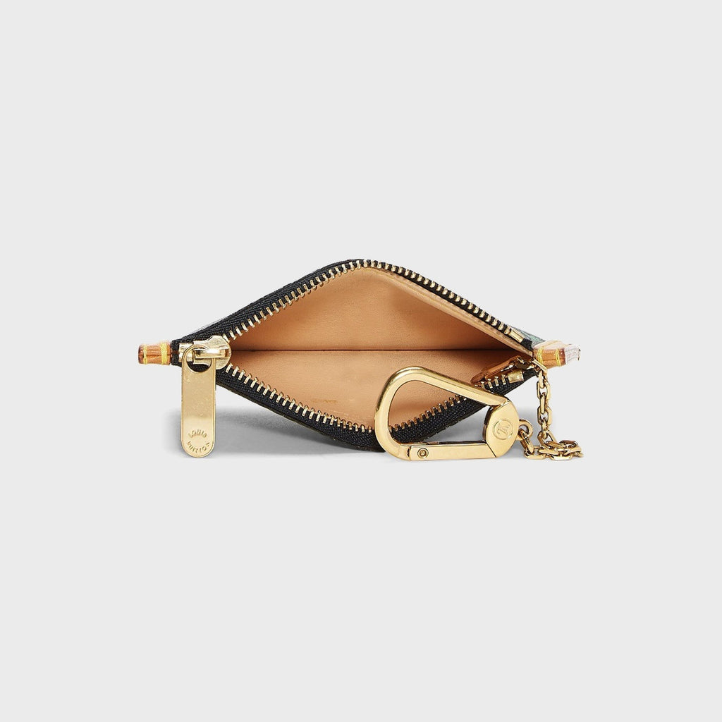 WGACA Louis Vuitton x Takashi Murakami Pochette Cles Coin Wallet - Black / Multi