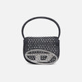 Diesel 1DR XS Denim Strass Bag - Black