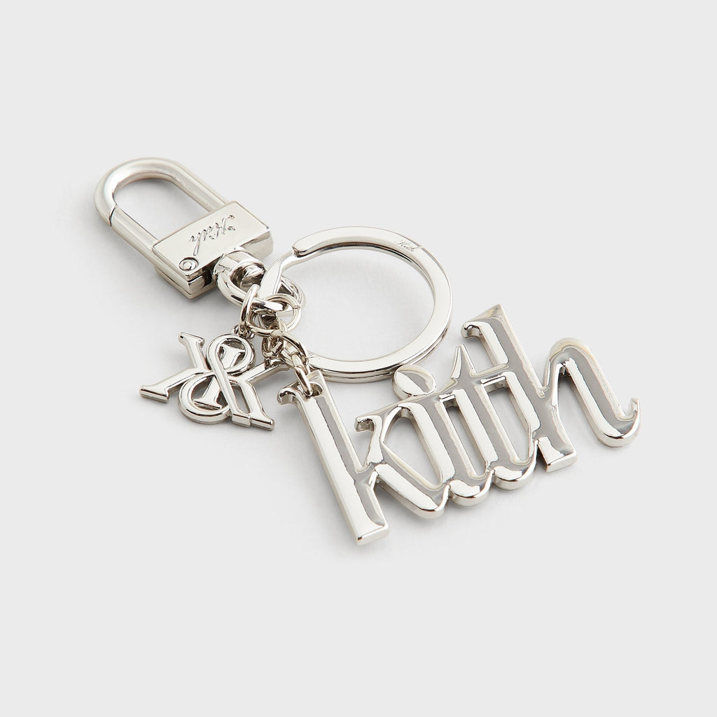 Kith Women Kith & Crest Keychain - Silver
