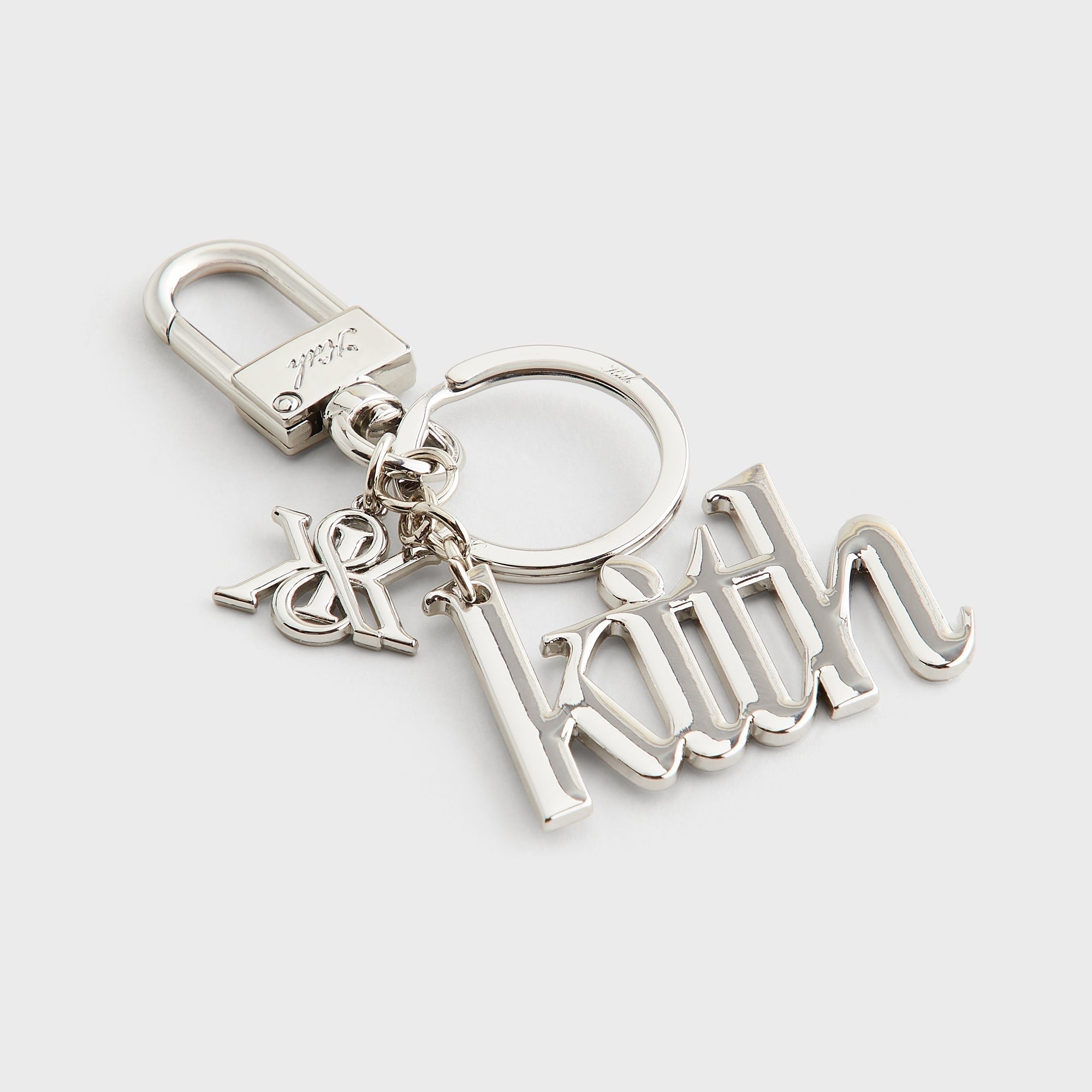 Kith Women Kith & Crest Keychain - Silver