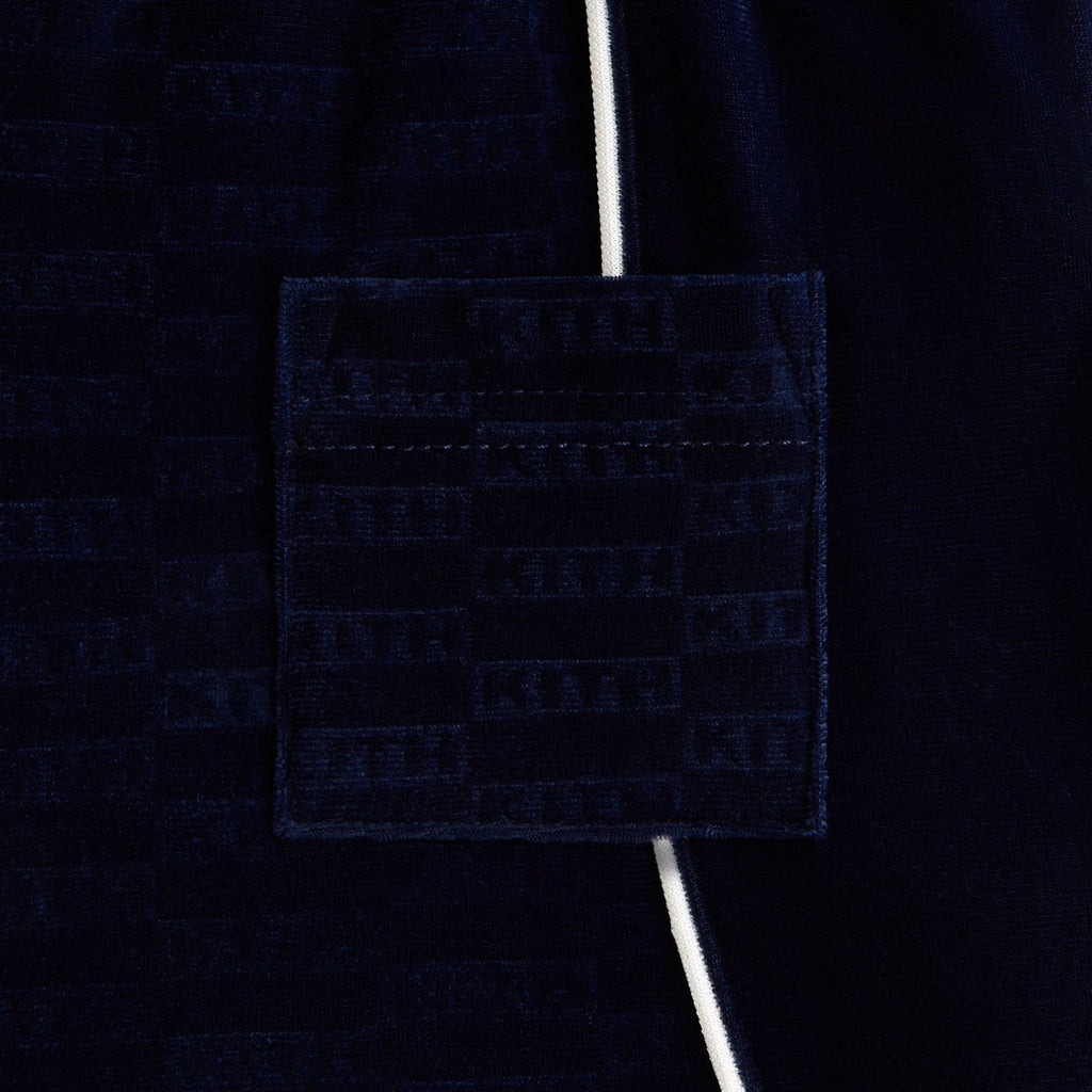 Kith Kids Monogram Velour Jordan Short - Nocturnal