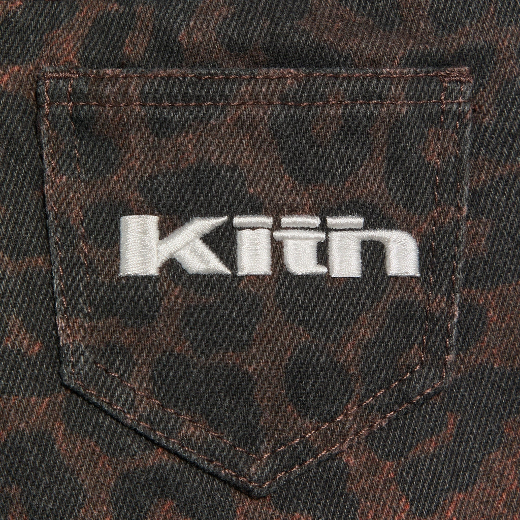 Kith Baby Leopard Heston Wide Leg Jean - Incognito - PH