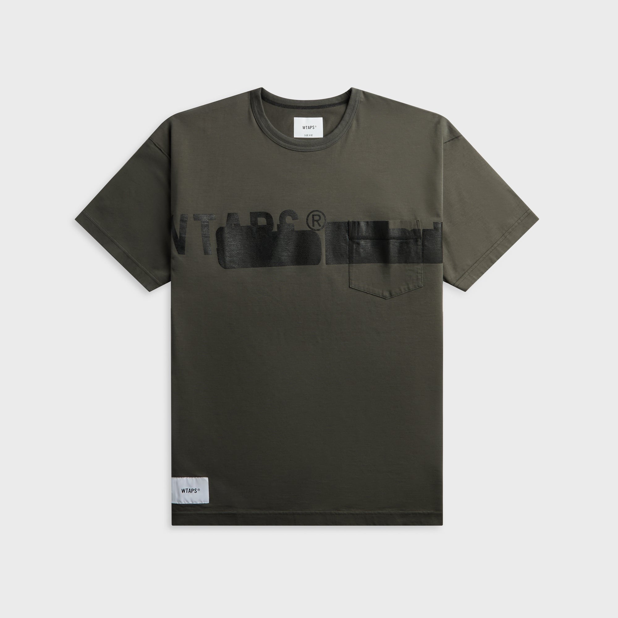 WTAPS Lim Short Sleeve Cotton Tee - Gray