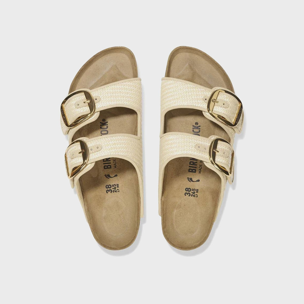 Arizona Big Buckle Raffia Natural / Textile