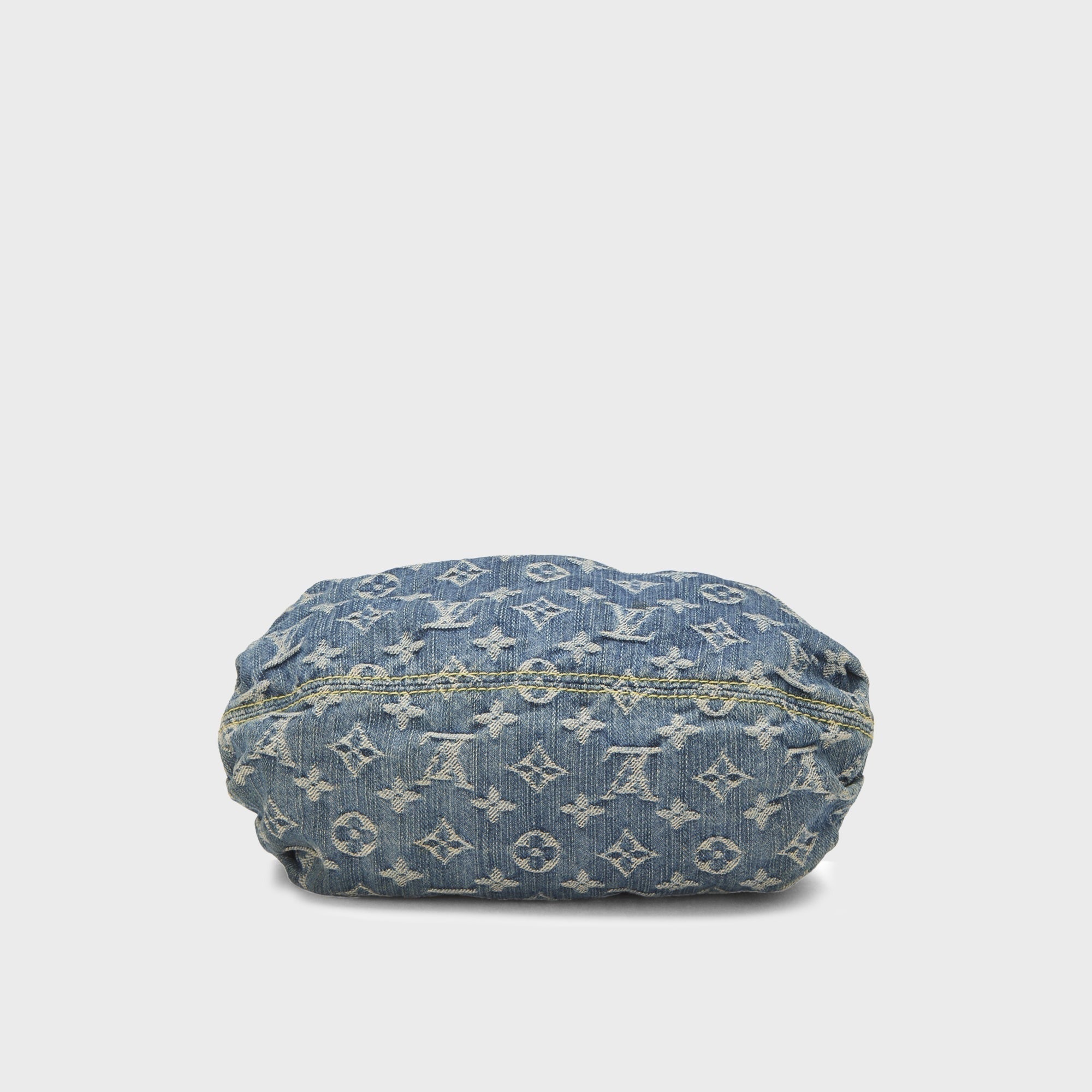 WGACA Louis Vuitton Monogram Denim Pleaty Bag - Blue